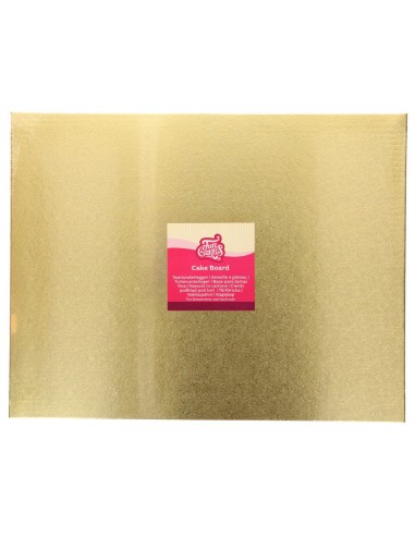 FunCakes Cake Board Rechthoek Goud -45x35cm-