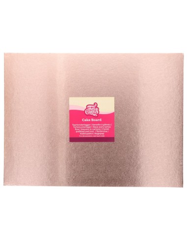 FunCakes Cake Board Rechthoek Rosé Goud -40x30cm-