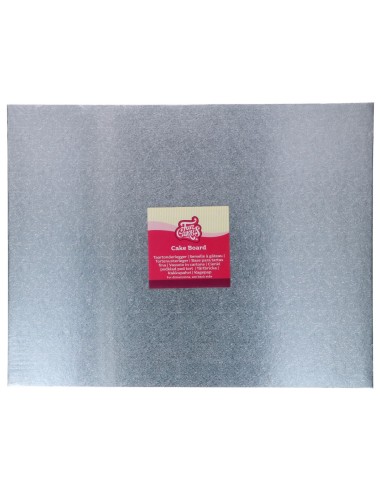 FunCakes Cake Board Rechthoek Zilver -45x35cm-