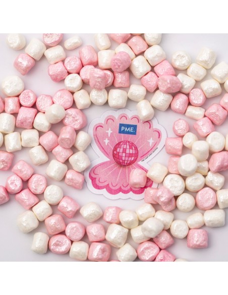 PME Crunch Mallows - Roze en Wit -86gr-
