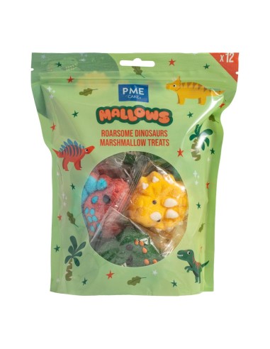 PME Marshmallow Treats Brullende Dino's -12st-