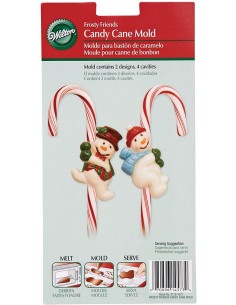 Wilton Chocolate & Candy Cane Mold Snowman 2