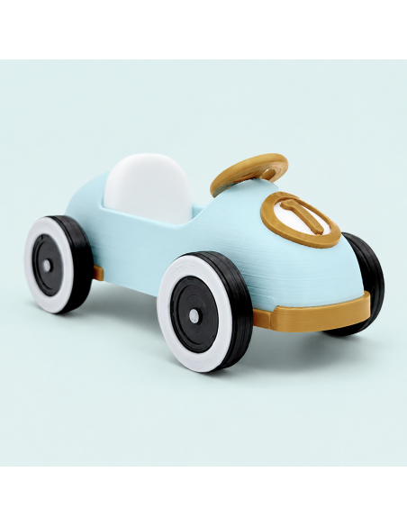 3D Taarttopper op Maat: 1e Retro Loopauto