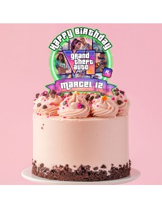 Full Colour Taarttopper op Maat: GTA VI 2
