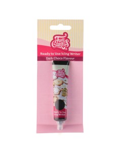 FunCakes Eetbare Icing Schrijver Donkere Choco Smaak -25gr- 2
