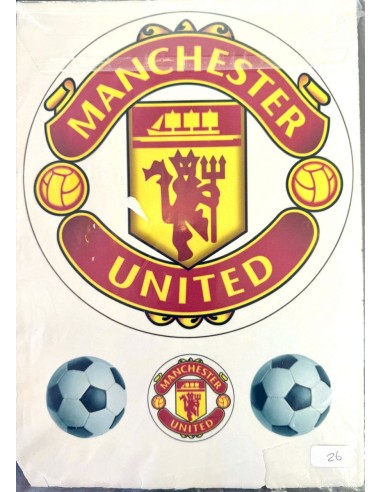 Eetbare Print B-Keuze Nr. 26 Manchester United