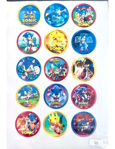Eetbare Print B-Keuze Nr. 29: Sonic