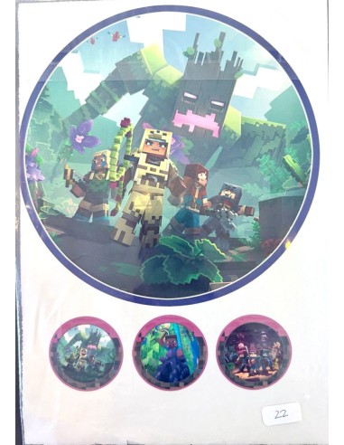 Eetbare Print B-Keuze Nr. 22: Minecraft
