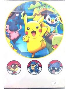 Eetbare Print B-Keuze Nr. 18: Pokemon