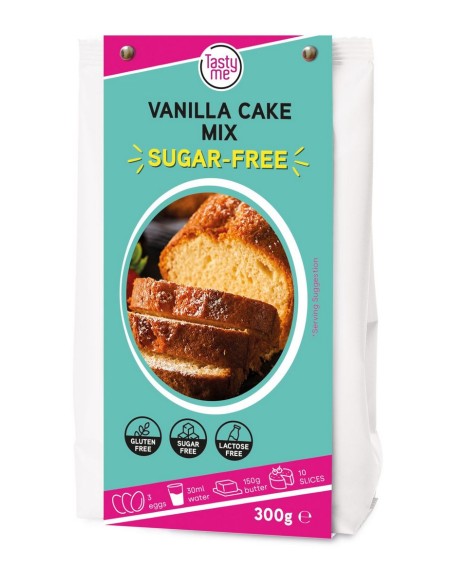 Tasty Me Mix voor Vanille Cake Suikervrij -300gr-