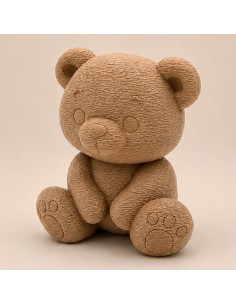 3D Taarttopper op Maat: Teddy - Kleur naar Keuze