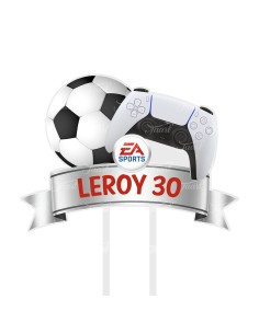 Full Colour Taarttopper op Maat: Playstation Fifa
