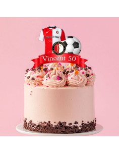 Full Colour Taarttopper op Maat: Feyenoord 2