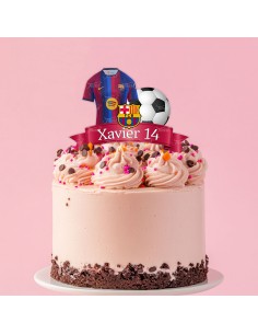 Full Colour Taarttopper op Maat: Barcelona 2