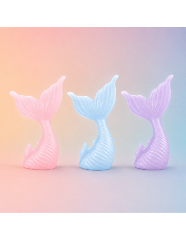 3D Taarttopper op Maat: Zeemeerminstaart - Transparant