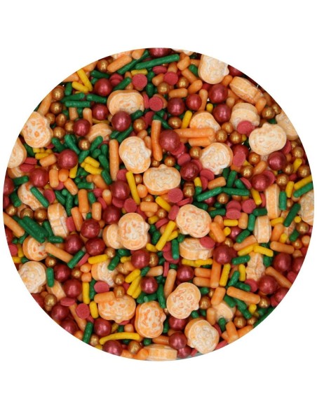 FunCakes Sprinkle Medley Pumpkin Glow -70gr-