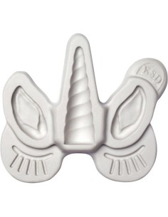 Katy Sue Siliconen mal Eenhoorn Oren, Hoorn & Wimpers 2