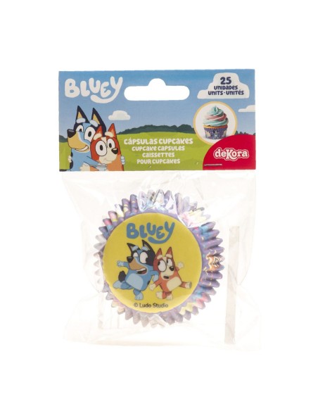Dekora Baking Cups Bluey -25st-