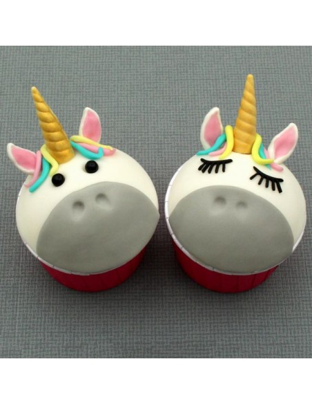 Katy Sue Siliconen mal Eenhoorn Oren, Hoorn & Wimpers