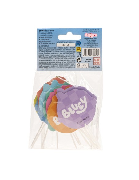 Dekora Cupcake Toppers Bluey -16st-
