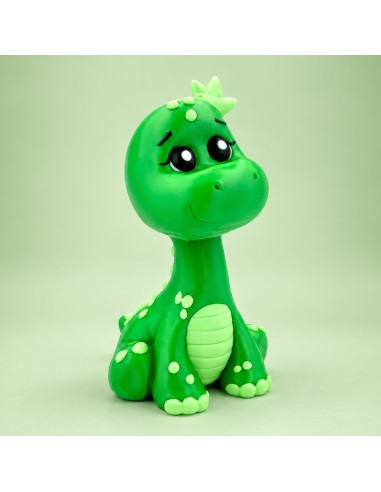 3D Taarttopper op Maat: Dino 3 - Groen