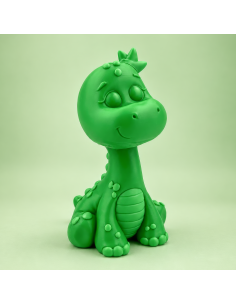 3D Taarttopper op Maat: Dino - Kleur naar Keuze