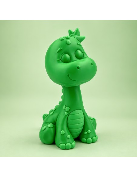 3D Taarttopper op Maat: Dino 3 - Kleur naar Keuze