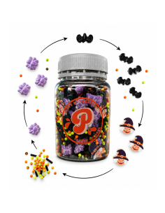 Special Pastry Sprinkle Mix Witch Spell -65gr-