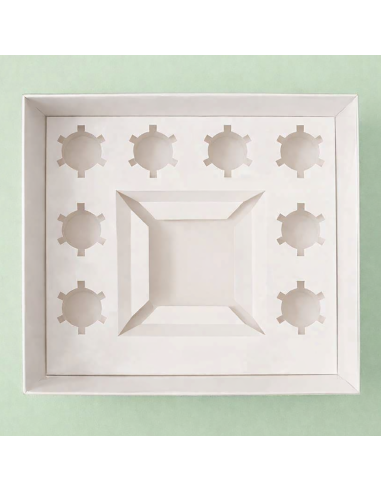 Bento Taartdoos + 8 Cupcakes -33x25x12,7cm-