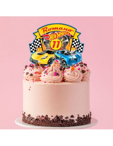 Full Colour Taarttopper op Maat: Hotwheels 3