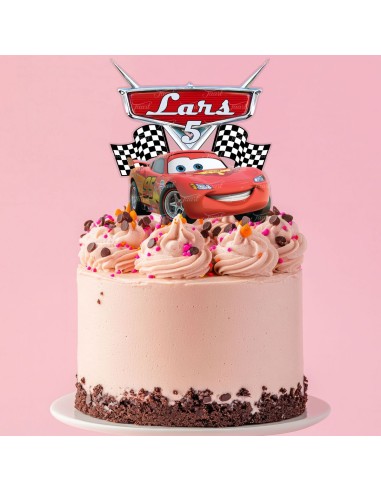 Full Colour Taarttopper op Maat: Cars 1