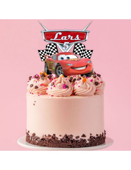 Full Colour Taarttopper op Maat: Cars 1