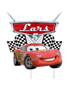 Full Colour Taarttopper op Maat: Cars 1