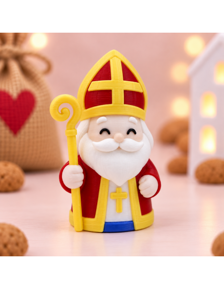 3D Taarttopper op Maat: Sinterklaas