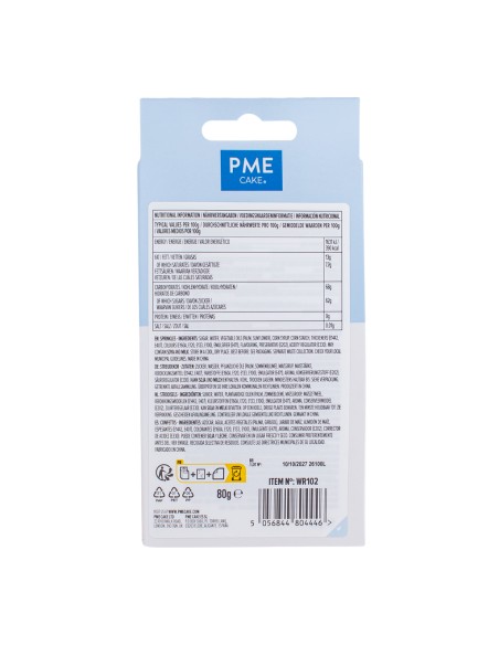 PME Eetbare Icing Schrijver Party Set -4x20gr-