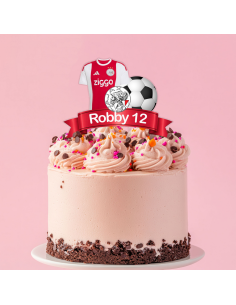 Full Colour Taarttopper op Maat: Ajax 2