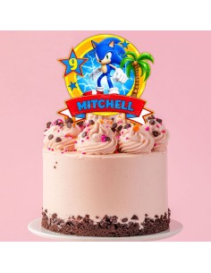 Full Colour Taarttopper op Maat: Sonic 2 2