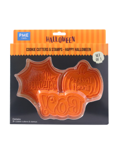 Pme Uitsteker & Stempel Set Happy Halloween