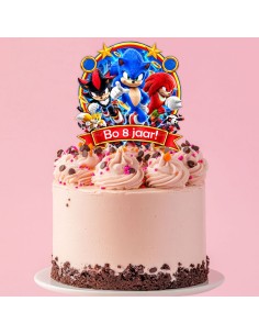 Full Colour Taarttopper op Maat: Sonic 2 2