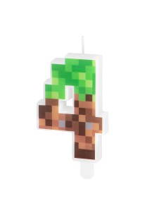 Party Kaars Pixel - Nummer 4
