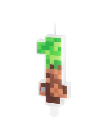 Party Kaars Pixel - Nummer 1