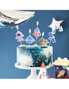 Party Kaarsen Set Ruimte -5st- 2