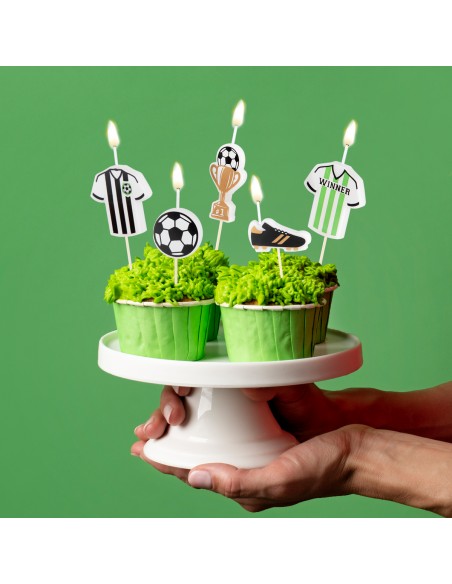 Party Kaarsen Set Voetbal -5st-