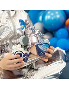 Party Cupcake Toppers Ruimte -7st- 2