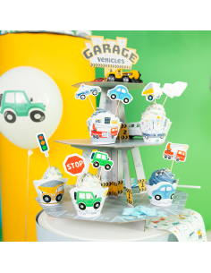 Party Cupcake Toppers Auto -8st- 2