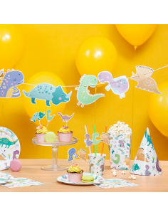 Party Cupcake Toppers Dinosaurus -6st- 2