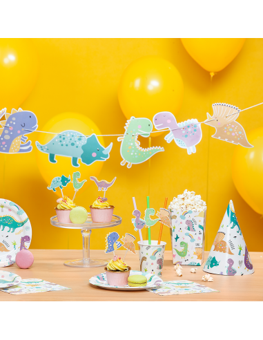 Party Cupcake Toppers Dinosaurus -6st-
