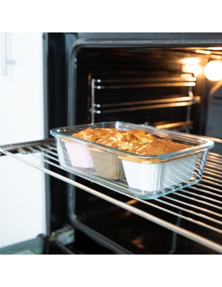 Party Baking Case Cups Rechthoek Bruin -10st-
