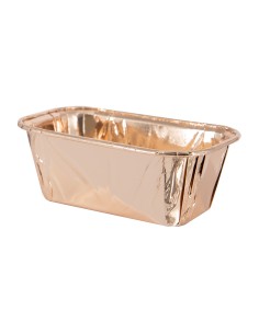 Party Baking Case Cups Rechthoek Rosé Goud -10st-