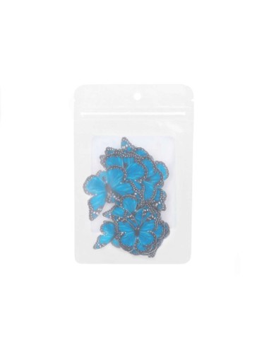 Cake Masters Ouwel Vlinders Blauw -29st- //